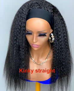 Kinky Straight Headband Wig